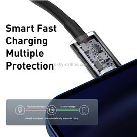 کابل Type C به لایتنینگ فست شارژ 20 وات بیسوس 2متر Baseus Superior PD CATLYS-C01