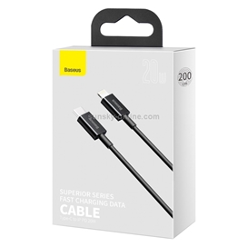 کابل Type C به لایتنینگ فست شارژ 20 وات بیسوس 2متر Baseus Superior PD CATLYS-C01