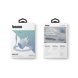 ست شارژر دیواری 35W و کابل USB-C بازیک Velox Bundle EU