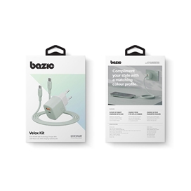 ست شارژر دیواری 35W و کابل USB-C بازیک Velox Bundle EU