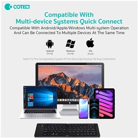 کیبورد بلوتوثی تاشو کوتتسی Coteetci 64017