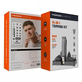 ست ماشین اصلاح چندکاره پرودو Porodo Lifestyle 14-IN-1 Trimming Kit LFST112