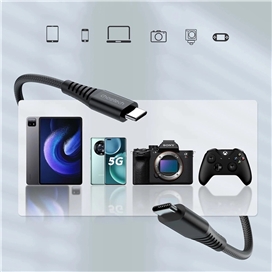 کابل Choetech XCC-1051 magnetic USB-C PD 3.1 240W 1.8m
