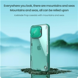 قاب محافظ نیلکین آیفون iPhone 16 Pro Nillkin Camshield IceBlade Prop Case دارای محافظ دوربین