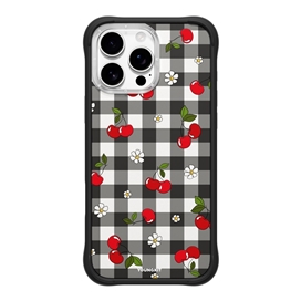 قاب یانگ کیت spicymangostudios Cherry Gingham مناسب برای Apple iPhone 16 Pro Max