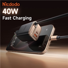 آداپتور 2 پورت 40 وات مک دودو Mcdodo Gan Charger CH-4280