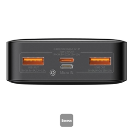 پاوربانک 20000 بیسوس 20Wوات Baseus Bipow Digital Display PPBD20K-X