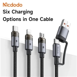 کابل 100 وات 2 به 3 مک دودو Mcdodo 6in1 Charging Cable CA-7260