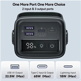 پاوربانک 40000 روموس Romoss PMT40 توان 65 وات