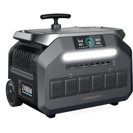 پاورژنراتور قابل حمل 2500 وات برند پاورولوژی Powerology با ورودی سولار پنل مدل PPBCHA86