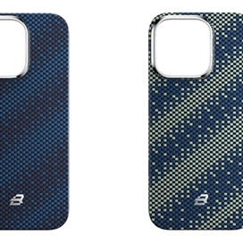 قاب بلو بافت مدل Blueo Gilded Tactile Woven Galaxy Aramid Fiber Magnetic Case مناسب برای Apple iPhone 16 Pro