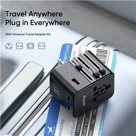آداپتور شارژ مسافرتی 25 وات مکدودو یا کابل MCDODO CP-3260 Universal Travel Charging Adapter