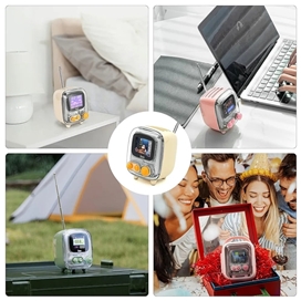 آلبوم عکس و اسپیکر بلوتوثی برند دیووم Divoom Tiivoo-2 FM Radyolu Mini Bluetooth