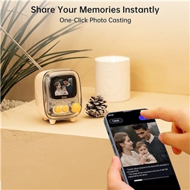 آلبوم عکس و اسپیکر بلوتوثی برند دیووم Divoom Tiivoo-2 FM Radyolu Mini Bluetooth