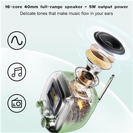 آلبوم عکس و اسپیکر بلوتوثی برند دیووم Divoom Tiivoo-2 FM Radyolu Mini Bluetooth