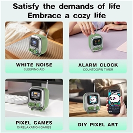 آلبوم عکس و اسپیکر بلوتوثی برند دیووم Divoom Tiivoo-2 FM Radyolu Mini Bluetooth