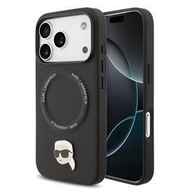 قاب کارل لاگرفلد Karl Lagerfeld تکی با مگ سیف مناسب برای Apple iPhone 17 Pro Max