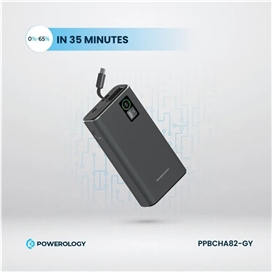 پاوربانک 65 وات 20000 میلی آمپر پاورولوژی مدل PP082