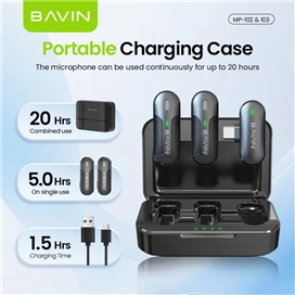 میکروفون بی سیم لایتنینگ باوین Bavin MP103
