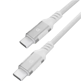 کابل فست شارژ USB-C به USB-C پاورولوژی 60 وات مدل PCAB020LGY طول 1.2 متر
