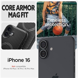 قاب اورجینال آیفون برند اسپیگن مدل Core Armor (MagFit) مناسب برای Apple iPhone 16
