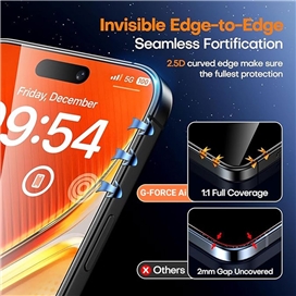 گلس آیفون برند جی تک G-TECH G-FORCE Ai مناسب برای Apple iPhone 17