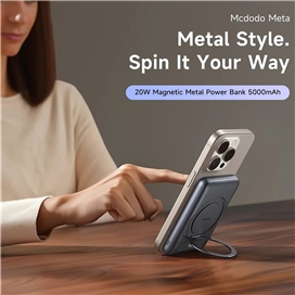 پاوربانک وایرلس 5000 مک دودو Mcdodo Ultra-Thin Magnetic Power Bank MC-836