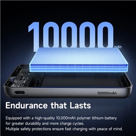 پاوربانک وایرلس 10000 و استند مک دودو Mcdodo MagQ Magnetic Powerbank MC-631