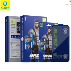 محافظ صفحه بلو پک 5 تایی Blueo 5Pcs Pack HD Privacy anti-peep tempered glass iphone مناسب برای Apple iPhone 15 Pro