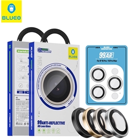 رینگ محافظ لنز بلو تیتانیوم ضد انعکاس نور Blueo 99Anti-Reflective PVD Titanium Alloy Lens Glass مناسب برای Apple iPhone 17 Pro