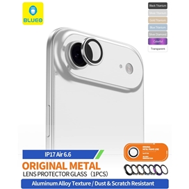 رینگ محافظ لنز بلو فلزی Blueo Metal Frame Lens Protector Glass مناسب برای Apple iPhone 17 Pro Max