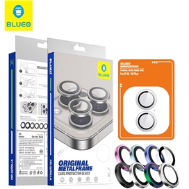 رینگ محافظ لنز بلو فلزی Blueo Metal Frame Lens Protector Glass مناسب برای Apple iPhone 17