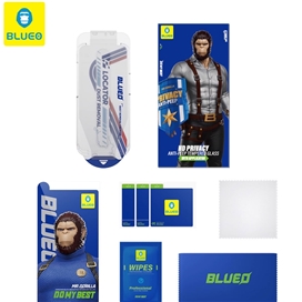 محافظ صفحه بلو پرایوسی با اپلیکاتور Blueo Full Glass Anti-Peep Privacy With Applicator مناسب برای Apple iPhone 17