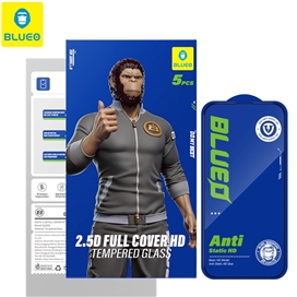 محافظ صفحه بلو پک 5 تایی Blueo 5pcs Pack 2.5D Silk Full Cover Glass HD مناسب برای Apple iPhone 17 Pro Max