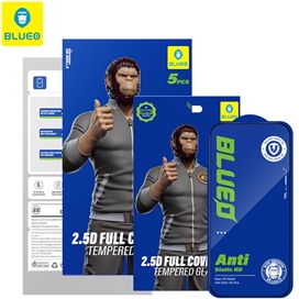 محافظ صفحه بلو پک 5 تایی Blueo 5pcs Pack 2.5D Silk Full Cover Glass HD مناسب برای Apple iPhone 17