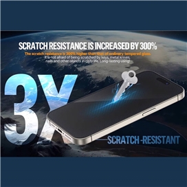 محافظ صفحه بلو کریستالی با اپلیکاتور Blueo Crystal Anti-Scratch Tempered Glass With Applicator مناسب برای Apple iPhone 17 Pro