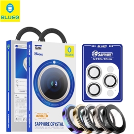 رینگ محافظ لنز بلو یاقوتی کریستالی Blueo SAPPHIRE Crystal Original Lens Glass مناسب برای Apple iPhone 17