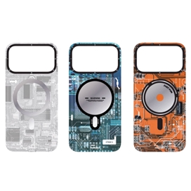 قاب یانگ کیت Youngkit Technology Futuristic Circuit Upgraded Anti-Drop Impact Series مناسب برای Apple iPhone 17 Pro Max