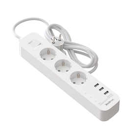 چند راهی برق و شارژر هادرون Hadron P323 دارای 3 پورت