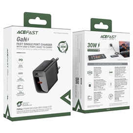 شارژر دیواری ایس فست ACEFAST A102 PD30W GaN Fast Charger توان 30 وات