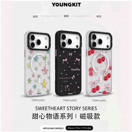 قاب برند Youngkit یانگ کیت مدل Sweetheart Story Series مناسب برای Apple iPhone 17 Pro Max