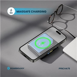 پاوربانک پاورولوژی مدل pp079 با ظرفیت 20000 میلی‌آمپر