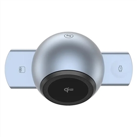 شارژر وایرلس به همراه اسپیکر پاورولوژی مدل PWCUQC039 POWEOLOGY