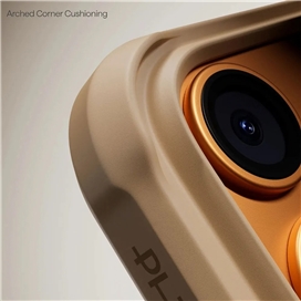 قاب آیفون 17 پرو برند پی تاکا مدل PITAKA Aramid ProGuard Moment · Sunset مناسب برای Apple iPhone 17 Pro