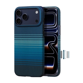 قاب آیفون 17 پرو مکس برند پی تاکا مدل PITAKA Ultra Slim Moment · Moonrise (PitaTap) مناسب برای Apple iPhone 17 Pro Max