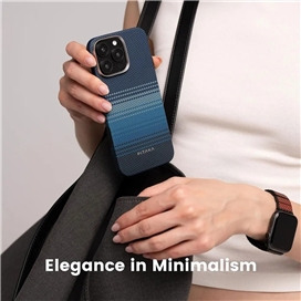 قاب آیفون 16 پرو مکس برند پی تاکا مدل PITAKA Moonrise Tactile Woven مناسب برای Apple iPhone 16 Pro Max