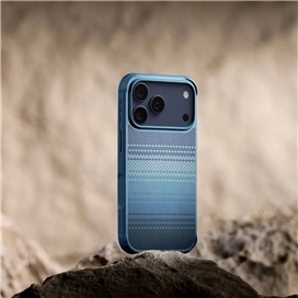 قاب آیفون 17 پرو برند پی تاکا مدل PITAKA Aramid ProGuard Moment Moonrise مناسب برای Apple iPhone 17 Pro