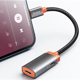 کابل تبدیل 1 به 2 لایتنینگ مک‌دودو Mcdodo CA-0490 Oryx Series Lightning to Dual Lightning Cable