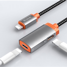 کابل تبدیل 1 به 2 لایتنینگ مک‌دودو Mcdodo CA-0490 Oryx Series Lightning to Dual Lightning Cable