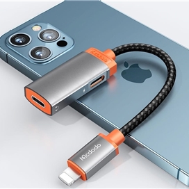 کابل تبدیل 1 به 2 لایتنینگ مک‌دودو Mcdodo CA-0490 Oryx Series Lightning to Dual Lightning Cable